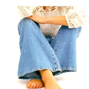 Lee jeans vintage modern star print flare